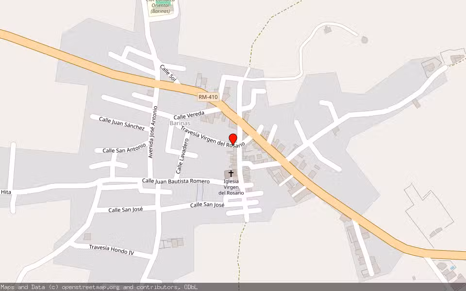 Mapa de Subasta Inmueble (Vivienda) en Abanilla, Murcia