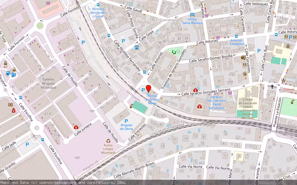 Mapa de Subasta Inmueble (Garaje) en Collado Villalba, Madrid