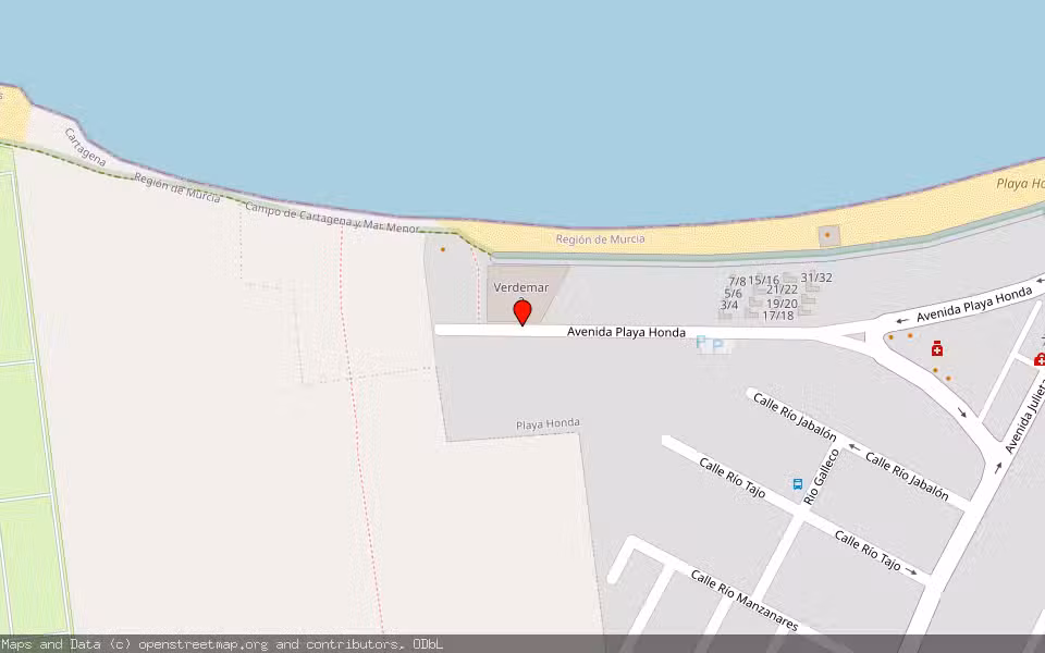 Mapa de Subasta Inmueble (Vivienda) en Cartagena, Murcia