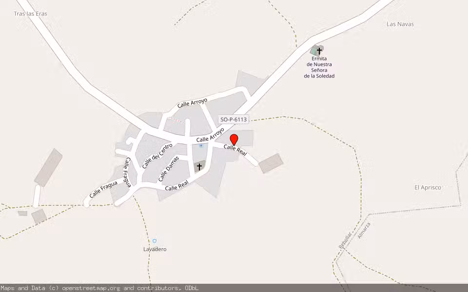 Mapa de Subasta Inmueble (Otros) en Rebollar, Soria
