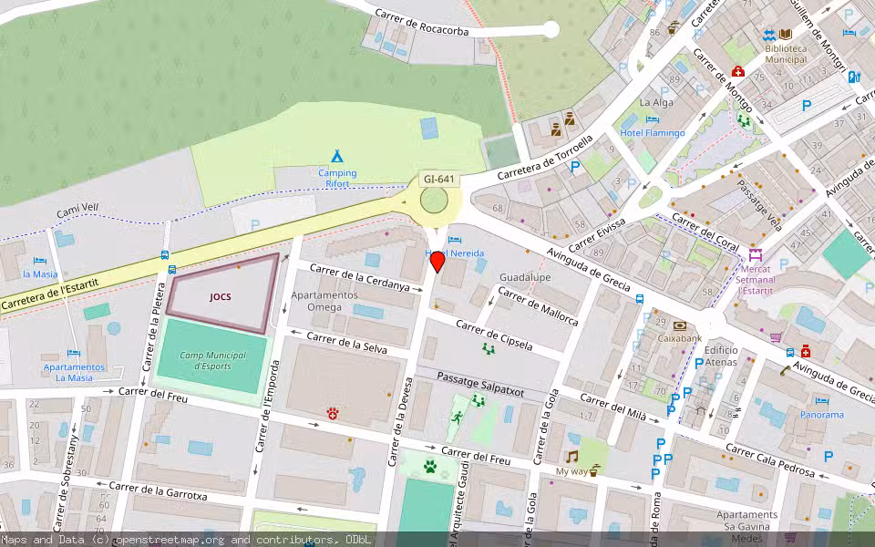 Mapa de Subasta Inmueble (Vivienda) en Torroella De Montgri -l'estartit, Girona