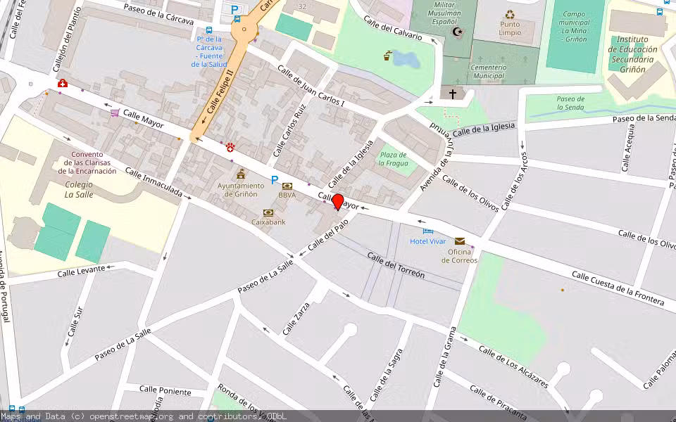 Mapa de Subasta Inmueble (Vivienda) en Griñon, Madrid