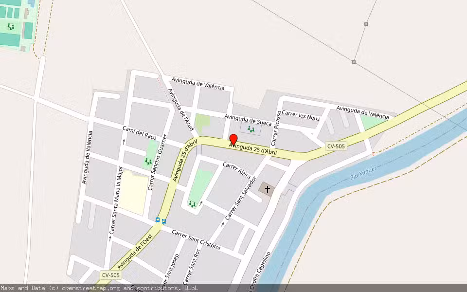 Mapa de Subasta Inmueble (Vivienda) en Riola, Valencia/València