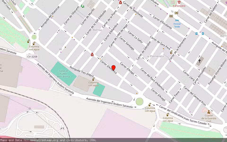 Mapa de Subasta Inmueble (Vivienda) en Puerto De Sagunto, Valencia/València