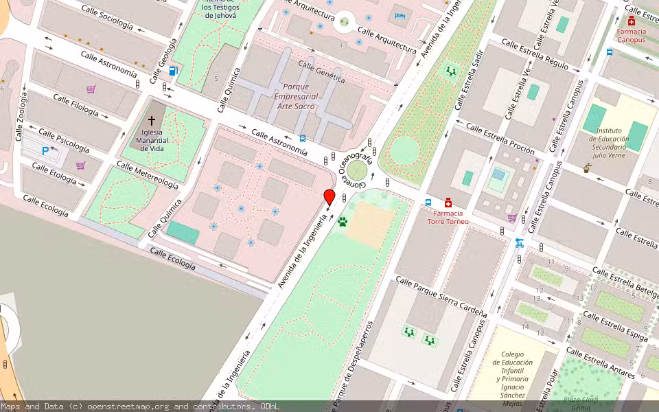Mapa de Subasta Inmueble (Garaje) en Sevilla