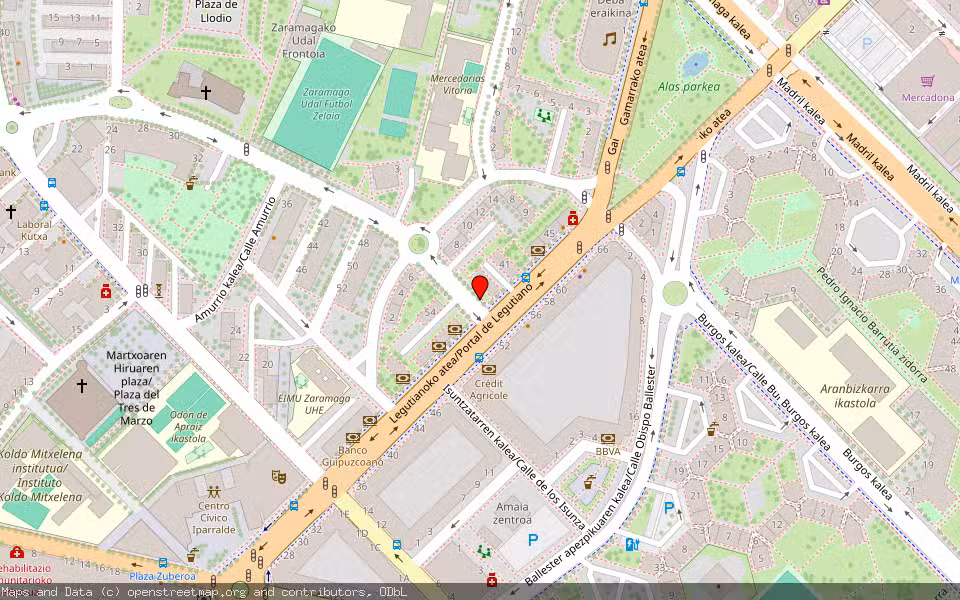 Mapa de Subasta Inmueble (Vivienda) en Vitoria-gasteiz, Araba/Álava