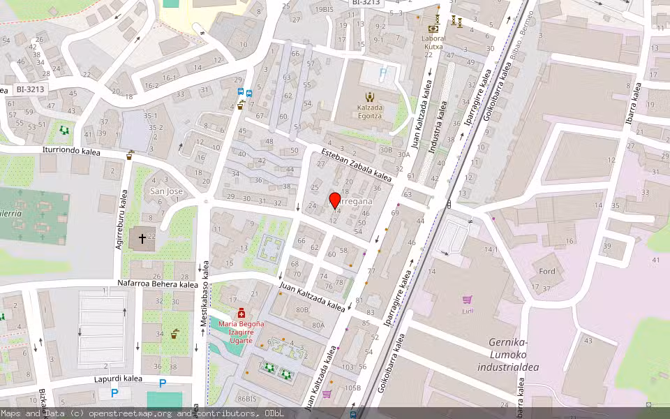 Mapa de Subasta Inmueble (Vivienda) en Gernika-lumo, Bizkaia