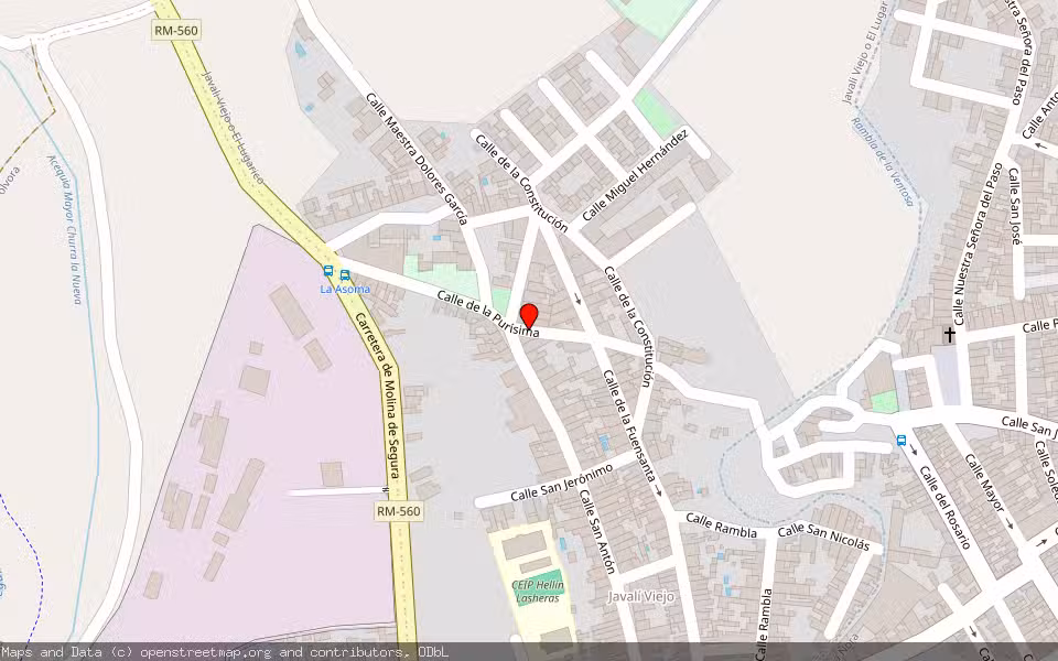 Mapa de Subasta Inmueble (Vivienda) en Murcia