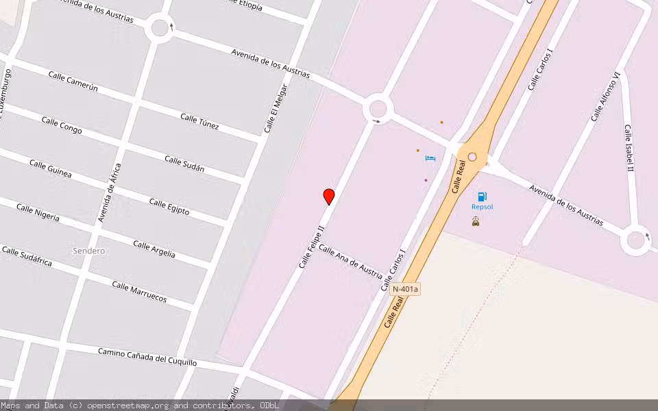 Mapa de Subasta Inmueble (Otros) en Yuncos, Toledo