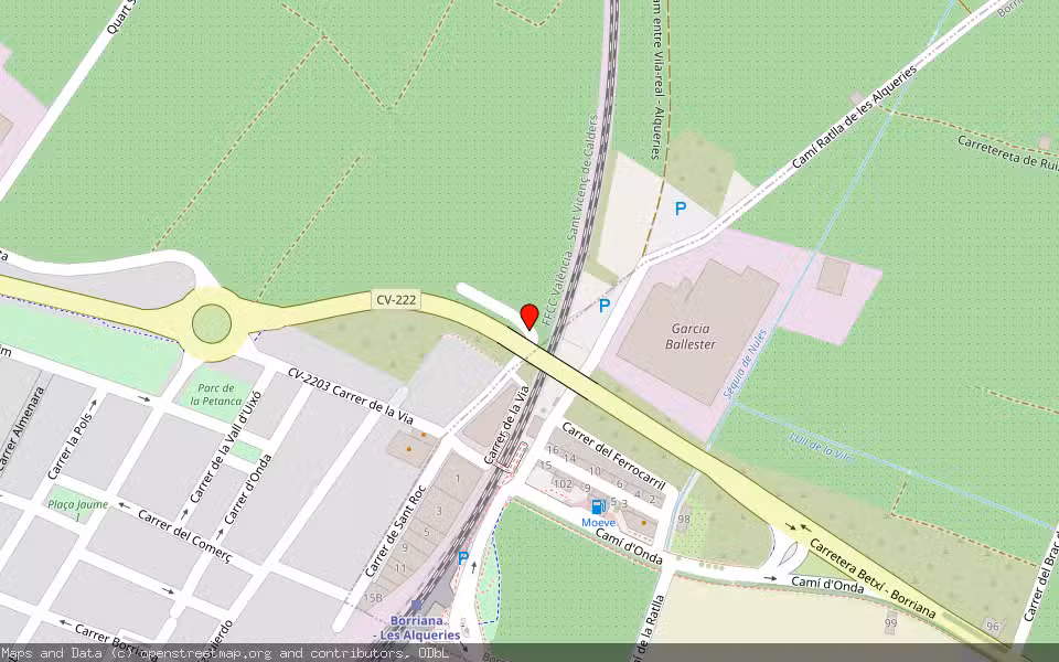 Mapa de Subasta Inmueble (Vivienda) en Alquerias Del Niño Perdido, Castellón/Castelló