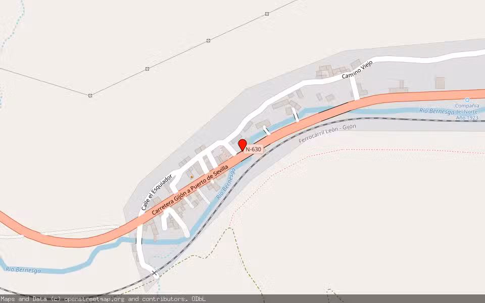 Mapa de Subasta Inmueble (Vivienda) en Busdongo De Arbas, León