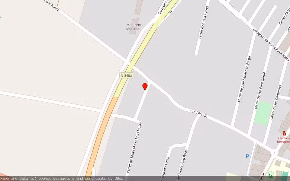 Mapa de Subasta Inmueble (Vivienda) en Vinaros, Castellón/Castelló