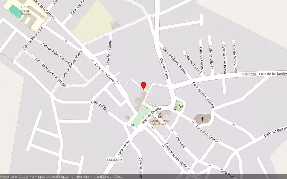 Mapa de Subasta Inmueble (Vivienda) en Noves, Toledo