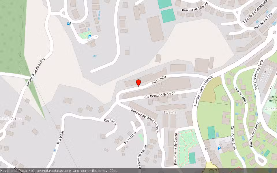 Mapa de Subasta Inmueble (Garaje) en Poio, Pontevedra