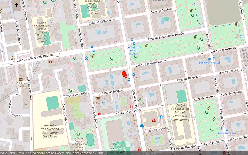 Mapa de Subasta Inmueble (Vivienda) en Madrid