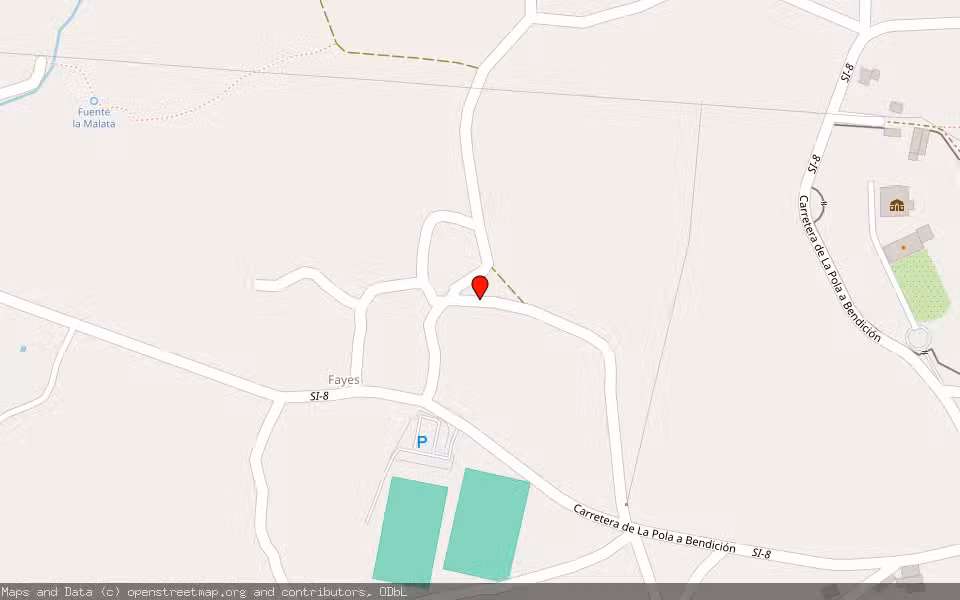 Mapa de Subasta Inmueble (Solar) en Valdesoto (siero), Asturias