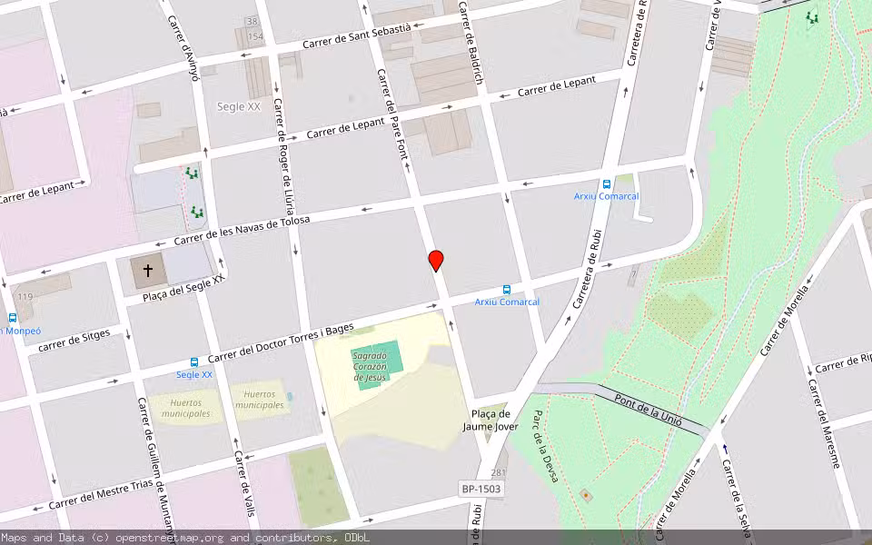 Mapa de Subasta Inmueble (Otros) en Terrassa, Barcelona