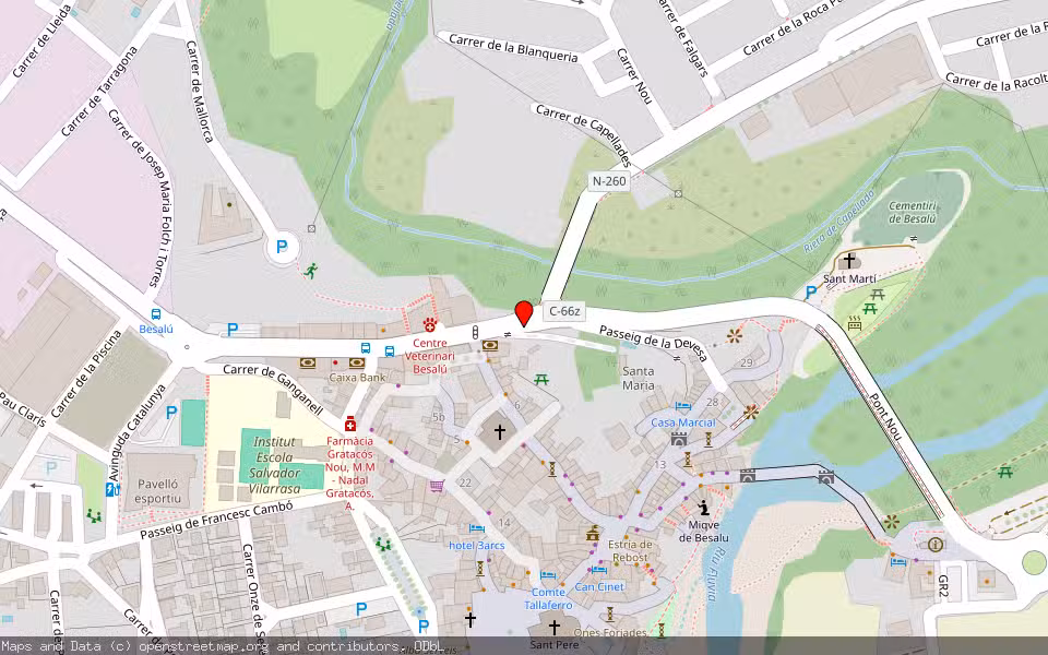 Mapa de Subasta Inmueble (Finca rústica) en Sant Ferriol, Girona