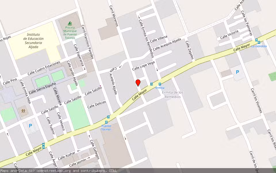 Mapa de Subasta Inmueble (Vivienda) en Murcia