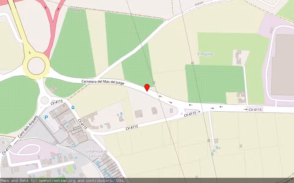 Mapa de Subasta Inmueble (Finca rústica) en Torrent, Valencia/València