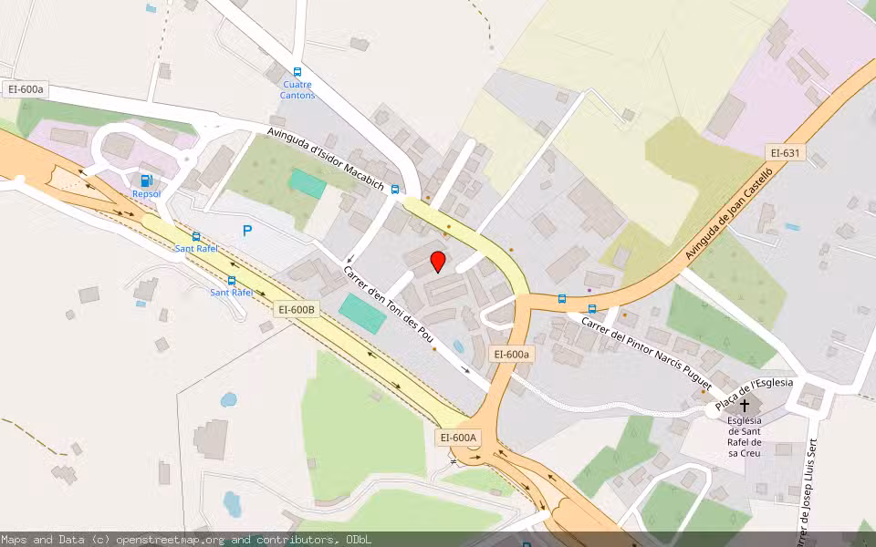 Mapa de Subasta Inmueble (Vivienda) en Sant Antoni De Portmany, Illes Balears