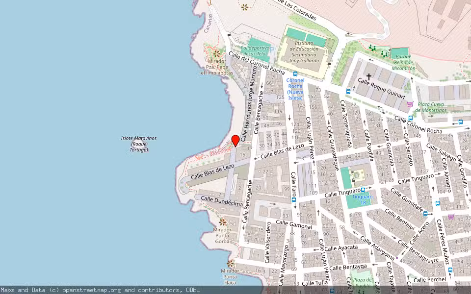 Mapa de Subasta Inmueble (Garaje) en Las Palmas De Gran Canaria, Las Palmas