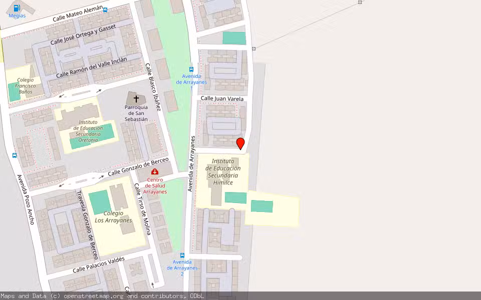 Mapa de Subasta Inmueble (Vivienda) en Linares, Jaén