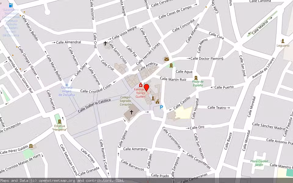 Mapa de Subasta Inmueble (Vivienda) en Bailén, Jaén