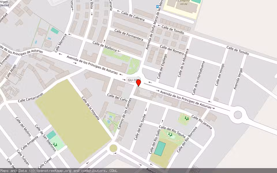 Mapa de Subasta Inmueble (Vivienda) en Alovera, Guadalajara