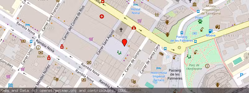 Mapa de Subasta de Inmueble (Local comercial) en Tarragona, Tarragona 