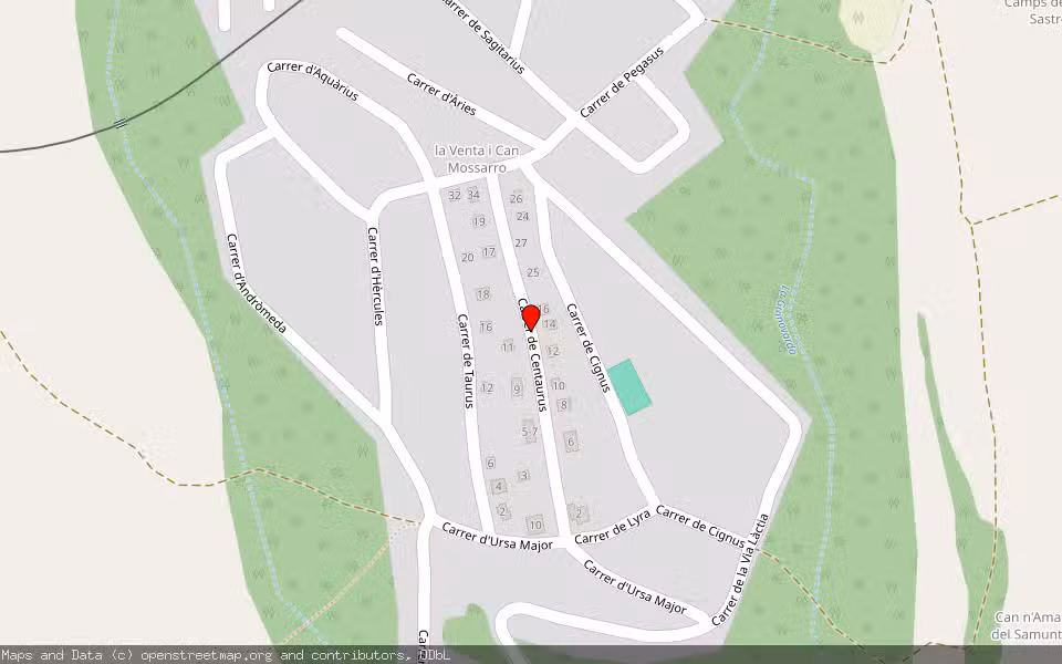 Mapa de Subasta Inmueble (Vivienda) en Piera, Barcelona