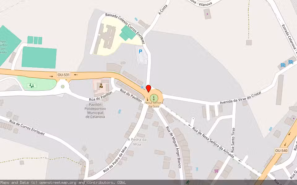Mapa de Subasta Inmueble (Vivienda) en Celanova, Ourense