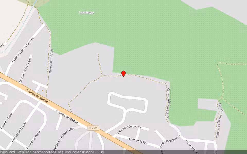 Mapa de Subasta Inmueble (Finca rústica) en Adrada (la), Ávila