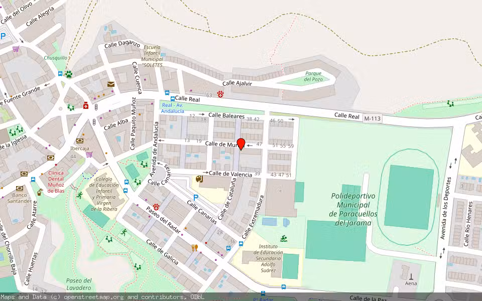 Mapa de Subasta Inmueble (Vivienda) en Paracuellos De Jarama, Madrid