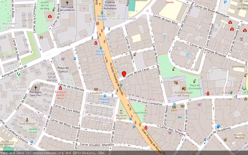 Mapa de Subasta Inmueble (Vivienda) en Lleida
