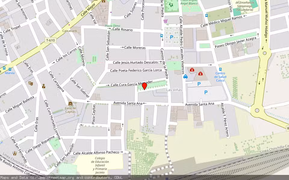 Mapa de Subasta Inmueble (Local comercial) en Alcantarilla, Murcia