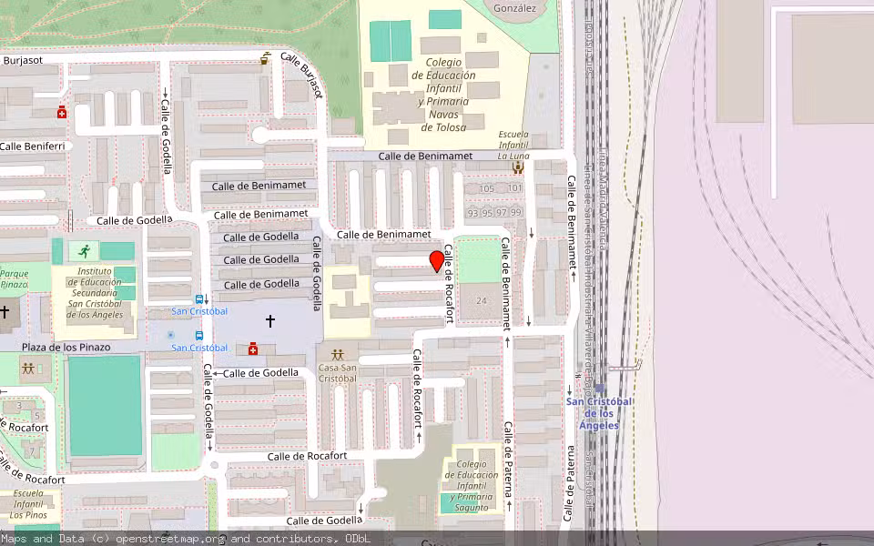 Mapa de Subasta Inmueble (Vivienda) en Madrid