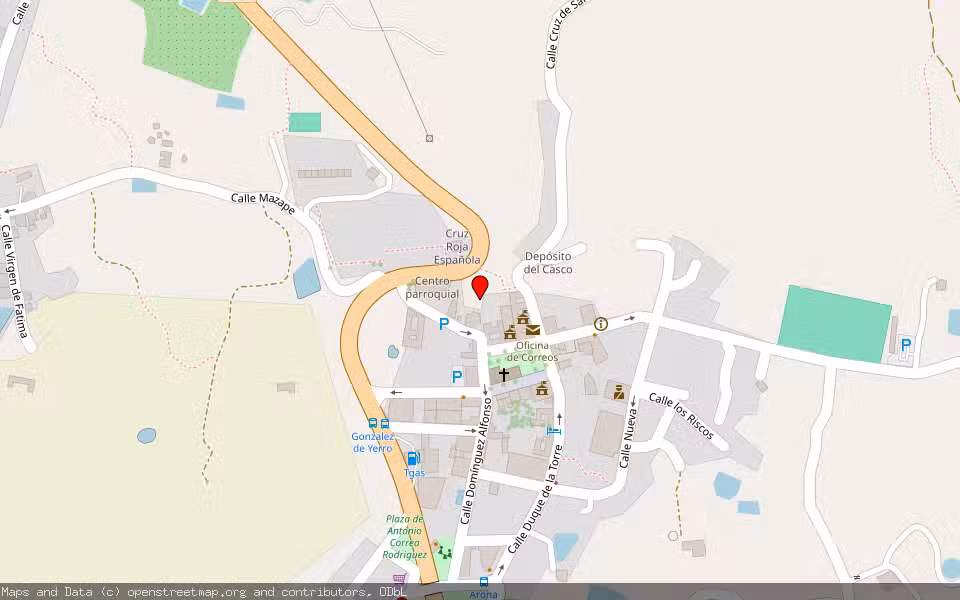 Mapa de Subasta Inmueble (Garaje) en Arona, Santa Cruz de Tenerife