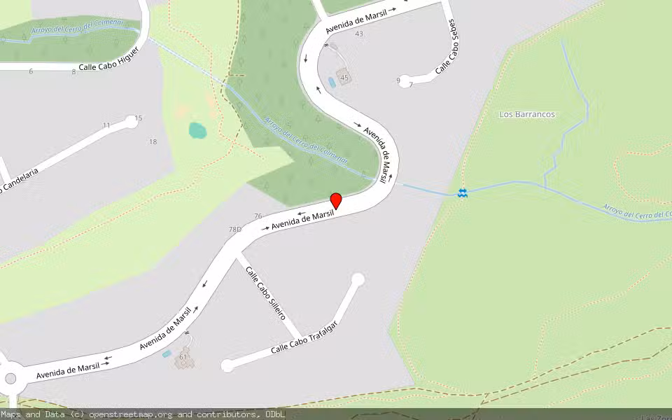Mapa de Subasta Inmueble (Vivienda) en Las Rozas, Madrid