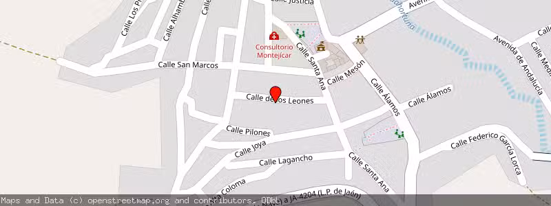 Mapa de Subasta de Inmueble (Vivienda) en Montejicar, Granada 