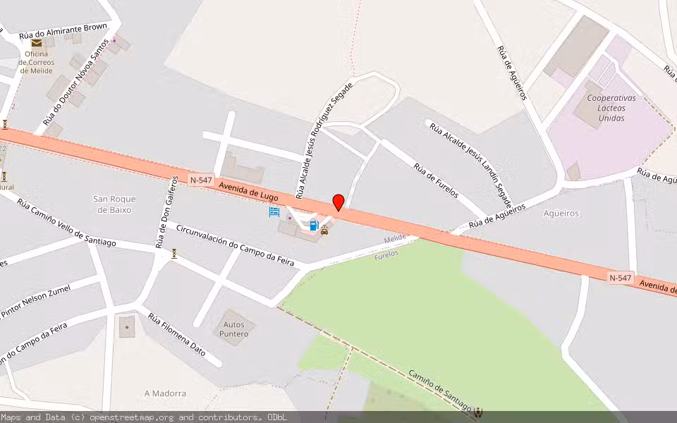 Mapa de Subasta Inmueble (Otros) en Melide, A Coruña
