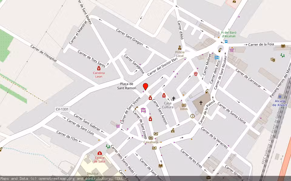 Mapa de Subasta Inmueble (Vivienda) en Alcalà De Xivert, Castellón/Castelló