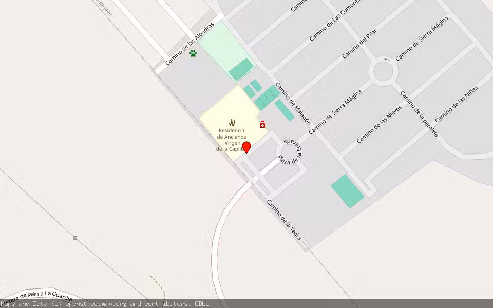 Mapa de Subasta Inmueble (Garaje) en Jaen, Jaén