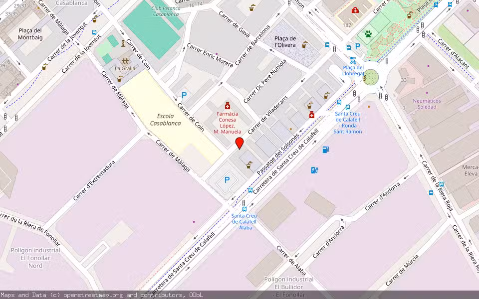 Mapa de Subasta Inmueble (Finca rústica) en Viladecans, Barcelona