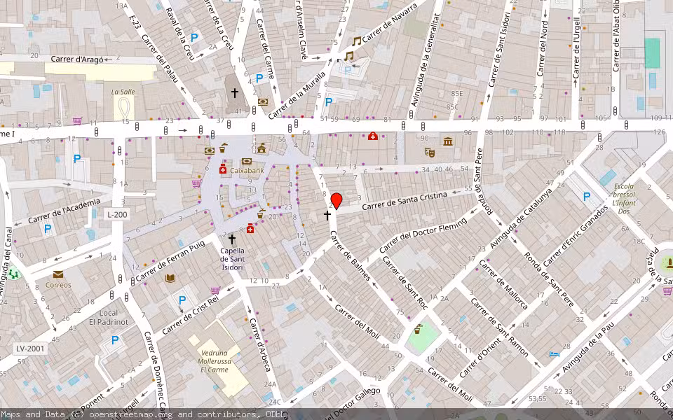 Mapa de Subasta Inmueble (Vivienda) en Mollerussa, Lleida