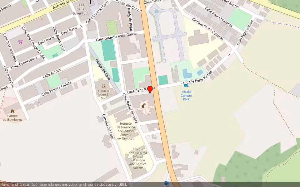 Mapa de Subasta Inmueble (Garaje) en Alcala La Real, Jaén