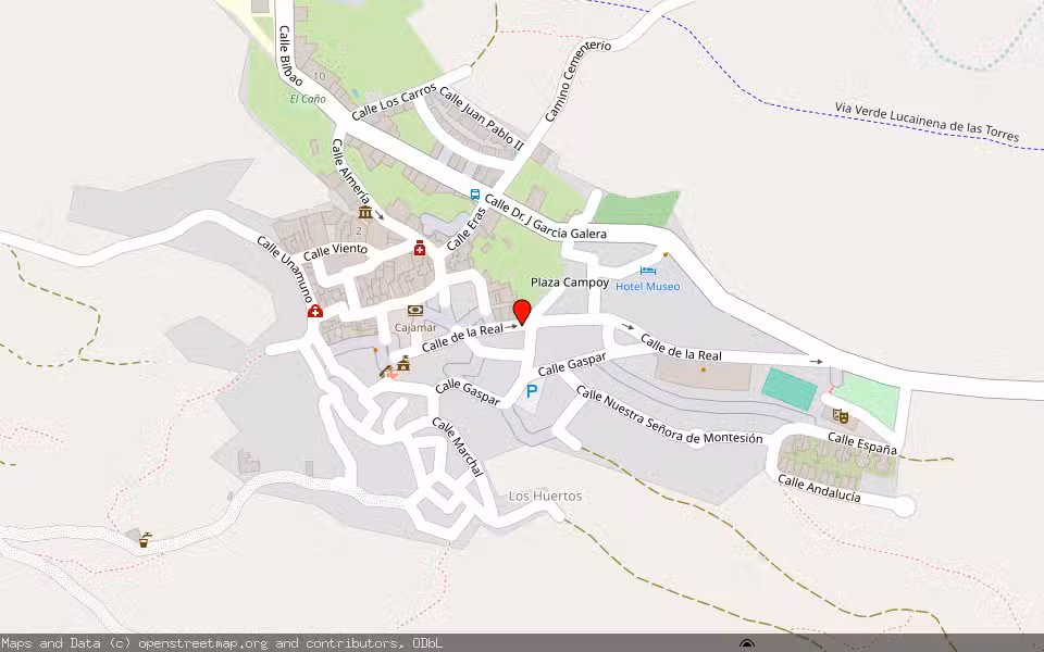 Mapa de Subasta Inmueble (Vivienda) en Lucainena De Las Torres, Almería