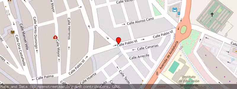 Mapa de Subasta de Inmueble (Local comercial) en Lepe, Huelva 