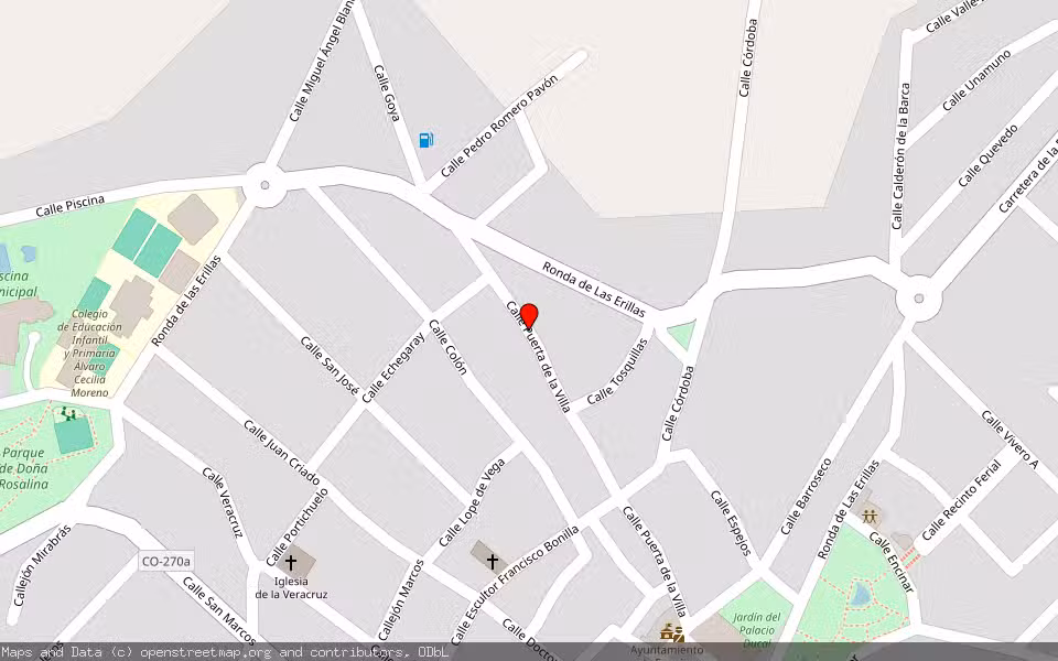 Mapa de Subasta Inmueble (Vivienda) en Fernan-nuñez, Córdoba