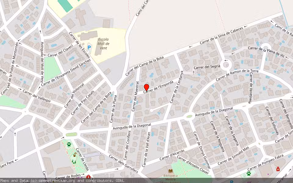 Mapa de Subasta Inmueble (Vivienda) en Torredembarra, Tarragona